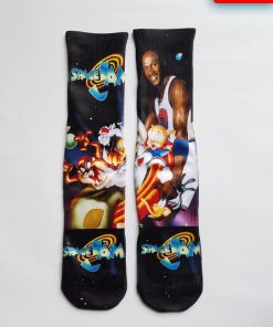 Space Jam Black socks
