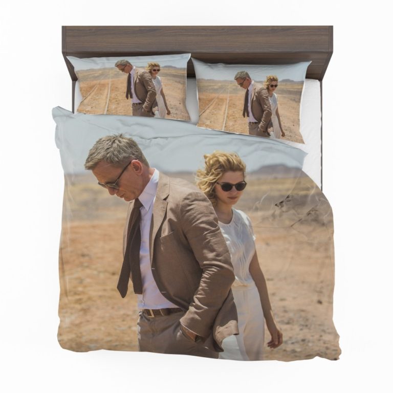 Spectre Movie James Bond Daniel Craig Madeleine Swann Lea Seydoux Bedding Set