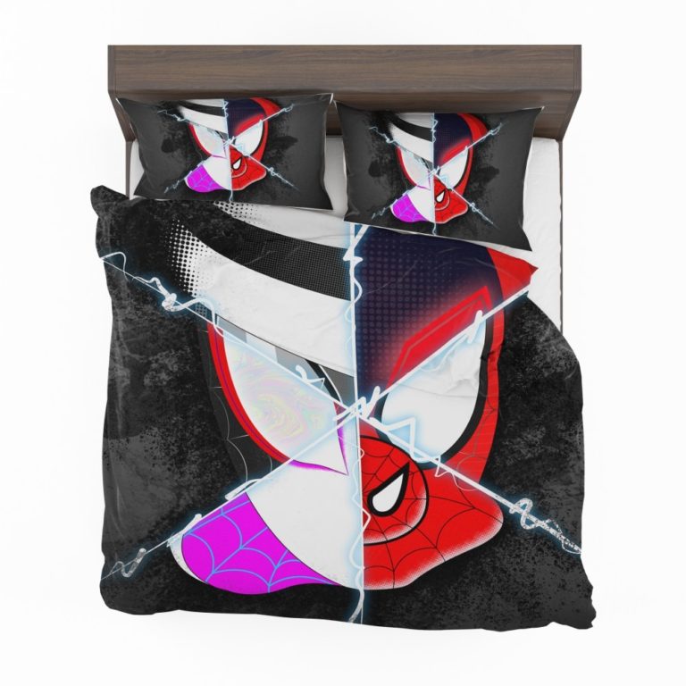 Spider-Man Into The Spider-Verse Movie Marvel Cinematic Universe Duvet cover and Pillow Case