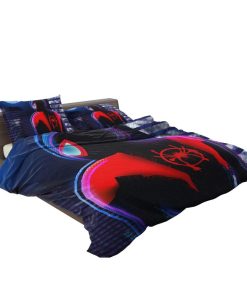 Spider-Man Into The Spider-Verse Movie Miles Morales Marvel Comics Bedding Set
