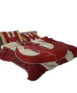 Star Wars Rebel Alliance Helm Movie Logo Bedding Set