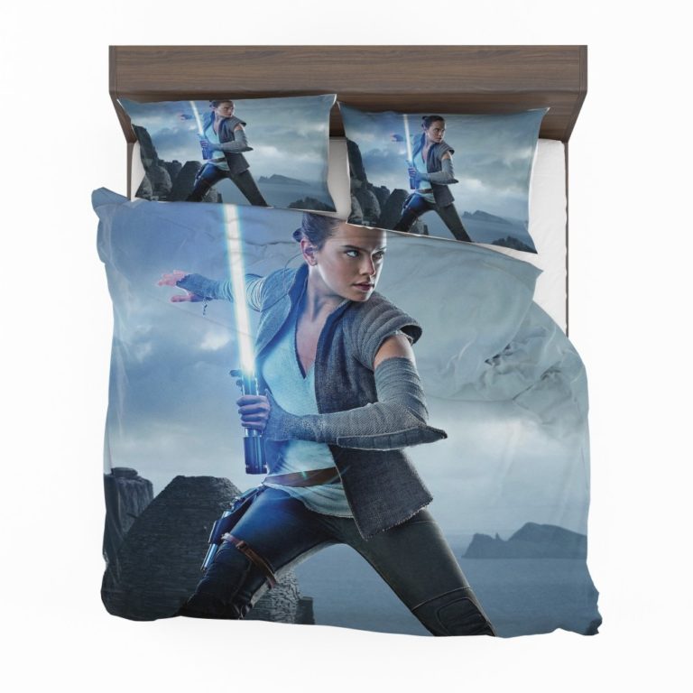 Star Wars The Last Jedi Movie Daisy Ridley Jedi Rey Star Wars Bedding Set