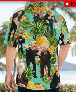 Statler And Waldorf Aloha Shirt, Casual Button Down Shirt