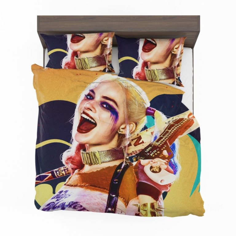 Suicide Squad Movie Harley Quinn Margot Robbie Bedding Set