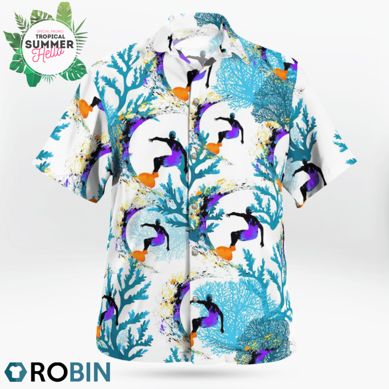 Surfing Hawaiian Shirts, Aloha Shirt