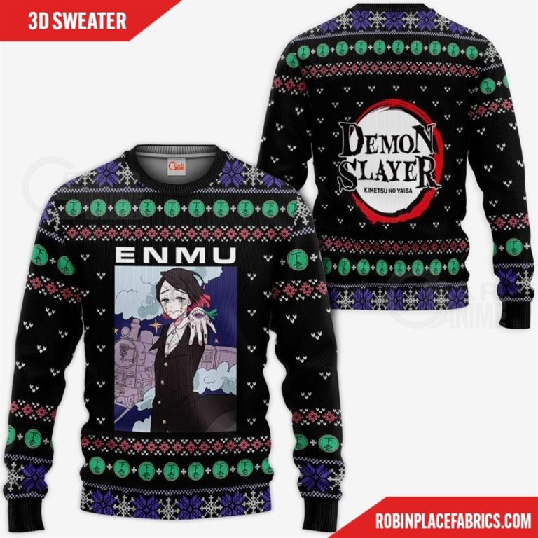 Tamio Enmu Ugly Sweater Christmas Demon Slayer Anime Gift