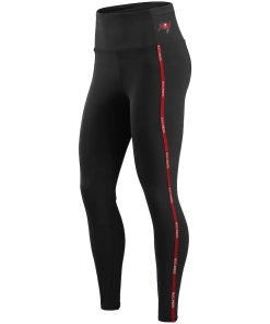 Tampa Bay Buccaneers High Waisted Black Leggings