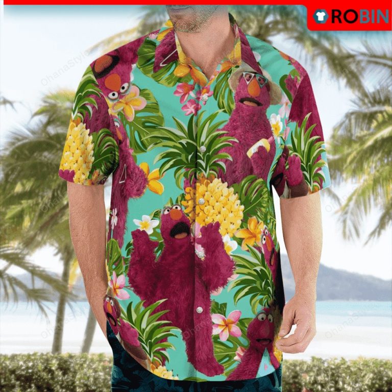 Telly Monster Pineapple Hawaiian Shirt