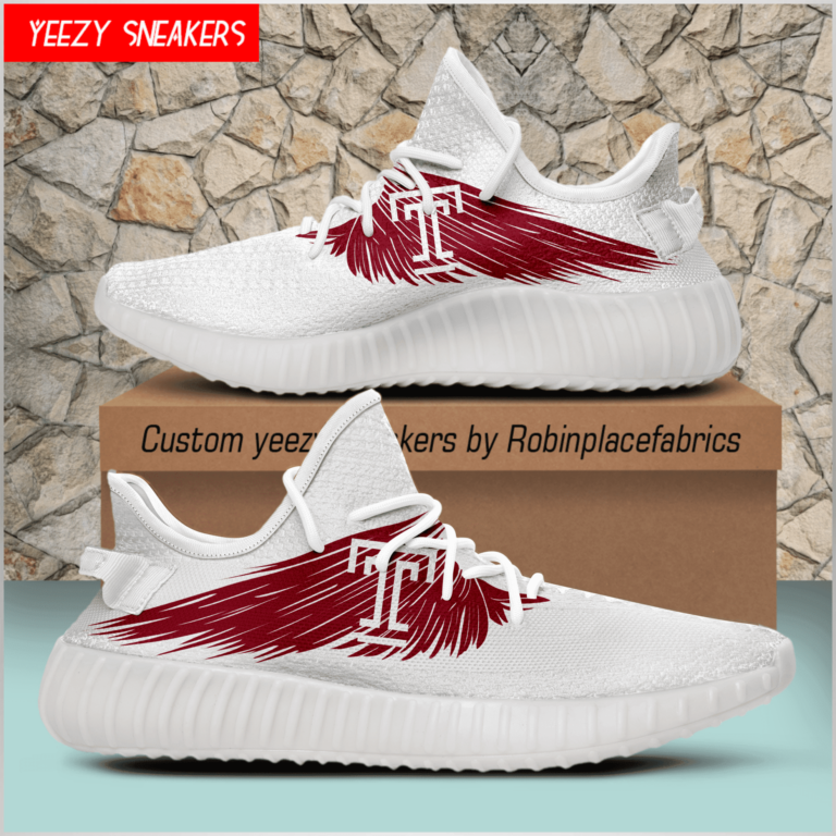 Temple Owls Yeezy Boost Sneakers