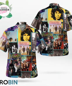 The Doors Band Hawaiian Shirts, Casual Button Down Short Sleeve Shirt