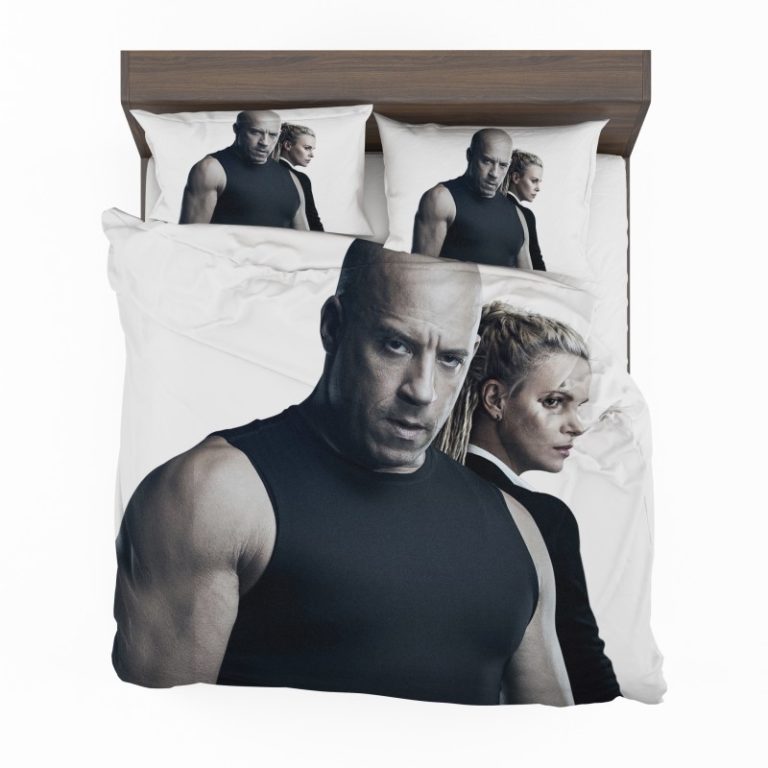 The Fate of the Furious Vin Diesel Charlize Theron Bedding Set