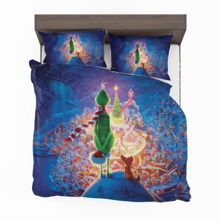 The Grinch Movie Christmas Bedding Set
