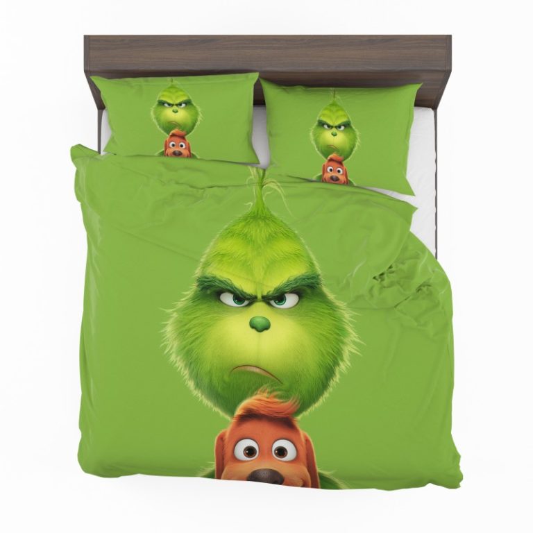 The Grinch Movie Duvet cover and Pillow Case