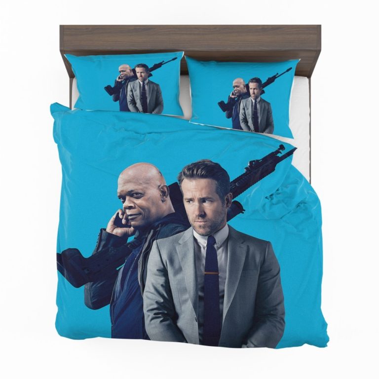 The Hitman’s Bodyguard Movie Ryan Reynolds Samuel L Jackson Bedding Set