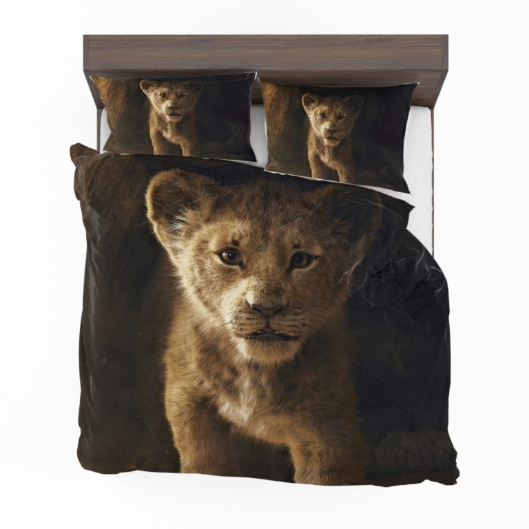 The Lion King 2019 Movie Simba Duvet cover and Pillow Case