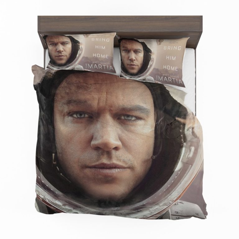 The Martian Movie Matt Damon Bedding Set (Duvet cover and Pillow Case)