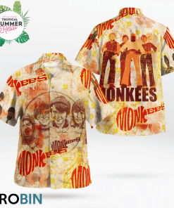 The Monkees Band Hawaiian Shirts The Monkees Band Hawaiian Shirts