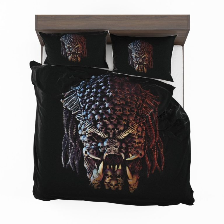 The Predator Movie Alien Sci Fi Skull Duvet cover and Pillow Case