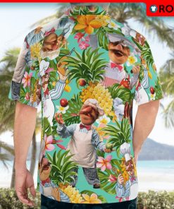 The Swedish Chef Aloha Shirt, Casual Button Down Shirt