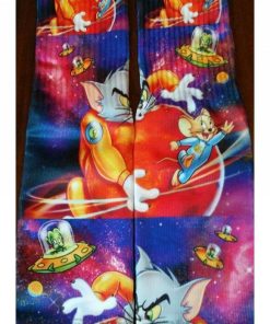 Tom Jerry battle for space socks