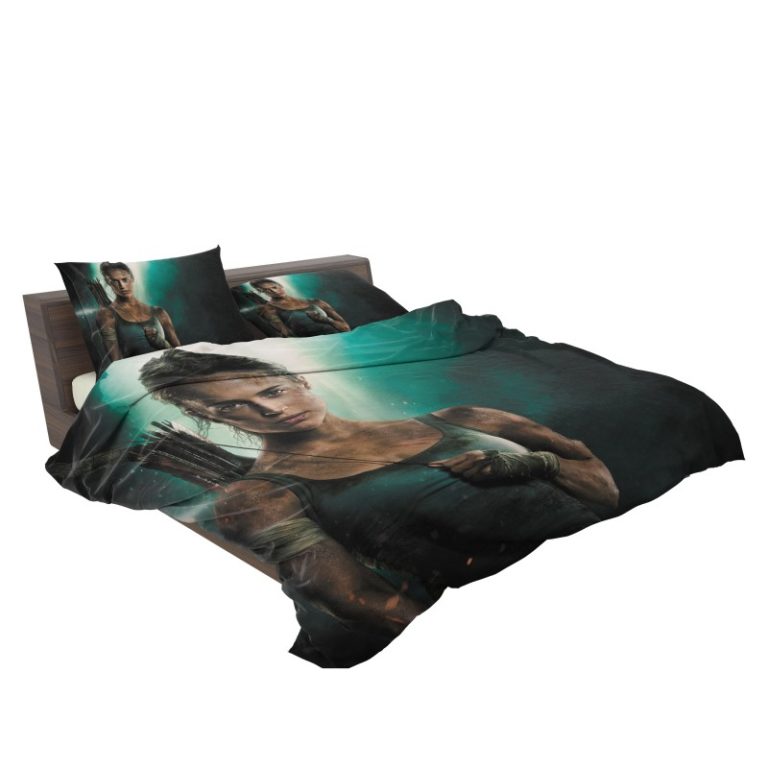 Tomb Raider Alicia Vikander Lara Croft Comforter  Set