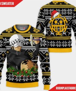 Trafalgar Law Ugly Christmas Sweater Custom One Piece Anime Xmas Gifts