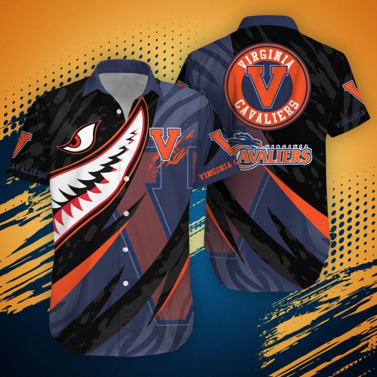 Virginia Cavaliers NCAA Hawaii Shirt Shark Summer Hawaii Style
