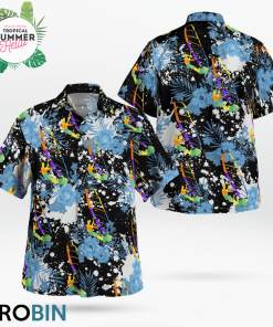 Windsurfing Hawaiian Shirts, Casual Button Down Short Sleeve Shirt Windsurfing Hawaiian Shirts, Casual Button Down Short Sleeve Shirt