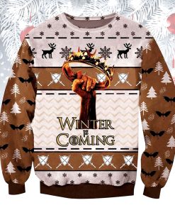 Winter Is Coming Game Of Thrones Ugly Christmas Sweater