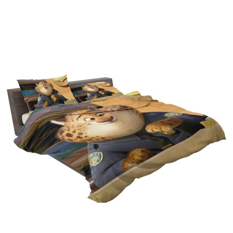 Zootopia Movie Benjamin Clawhauser Bedding Set