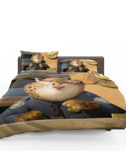 Zootopia Movie Benjamin Clawhauser Bedding Set