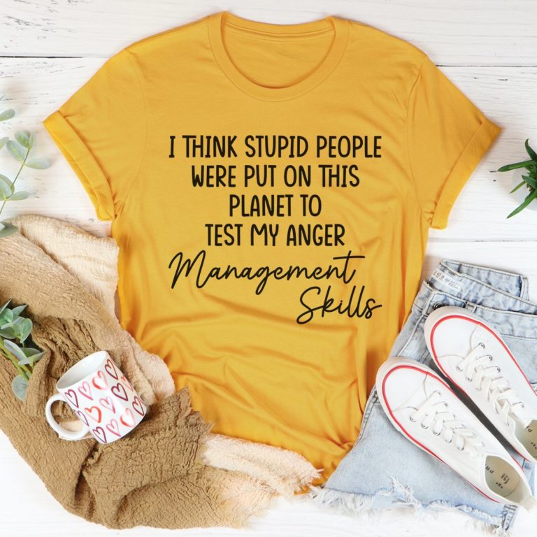 Anger Management Skills Tee Shirt