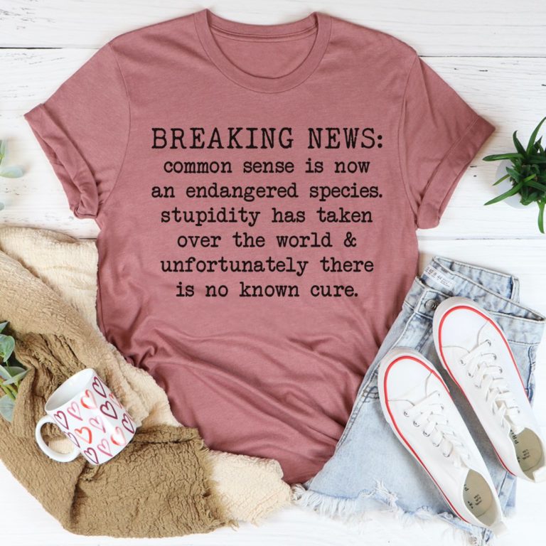 Breaking News Tee Shirt