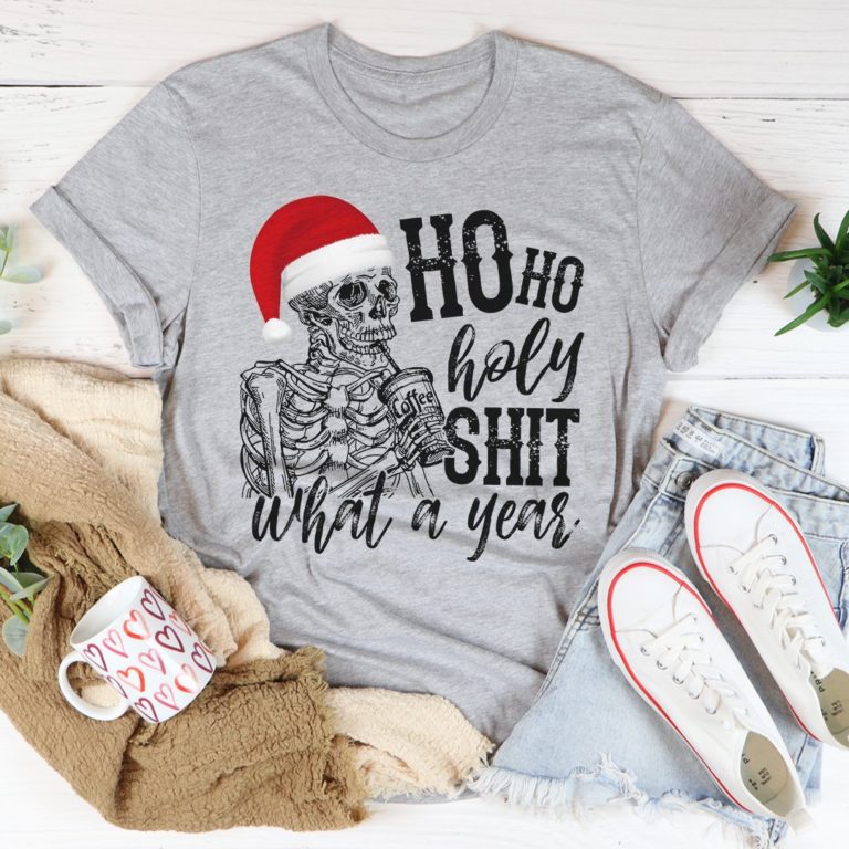 What A Year Christmas Tee Shirt