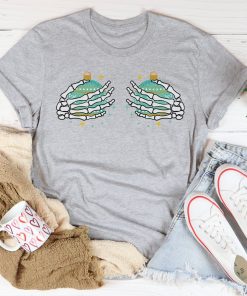 Don’t Touch My Christmas Ornaments Skull Hands Tee Shirt