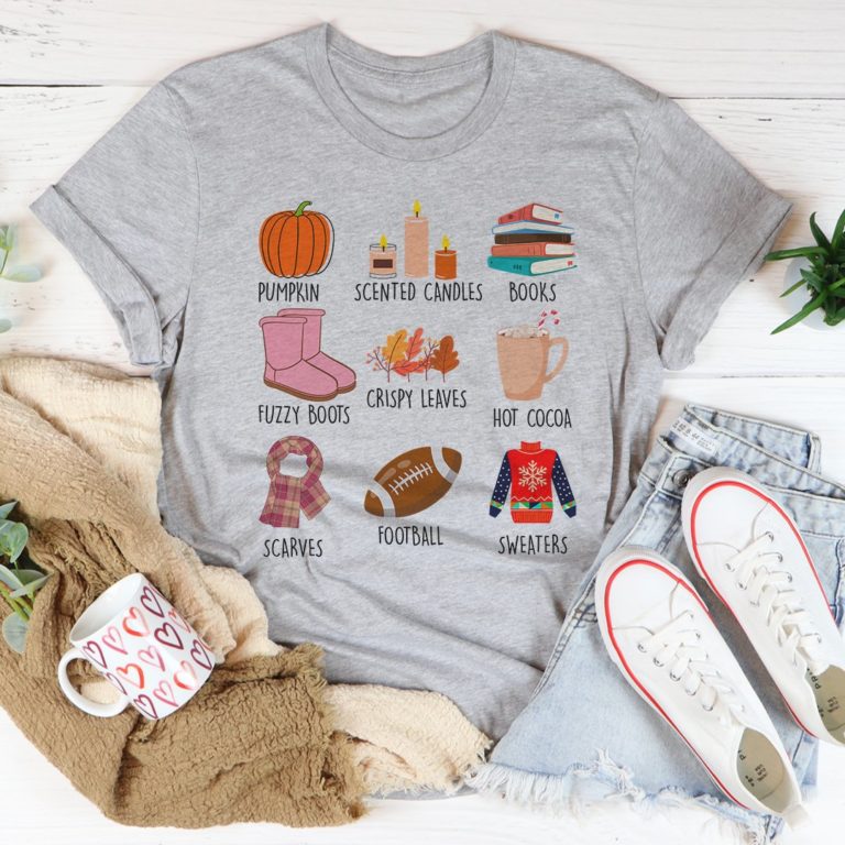 Things I Love About Fall Tee Shirt