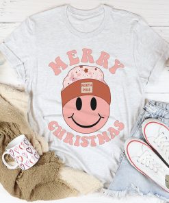 Merry Christmas Smiley Tee Shirt