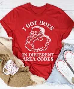 I Got Hoes In Different Area Codes Tee Shirt