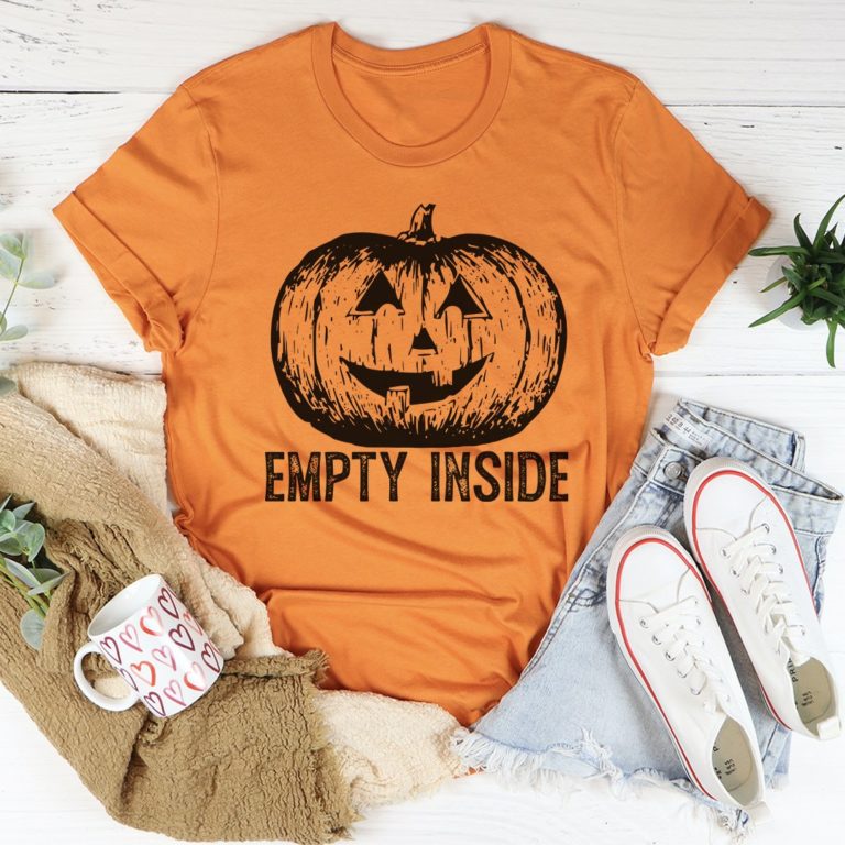 Empty Inside Pumpkin Tee Shirt