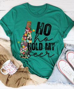 Ho Ho Hold My Beer Tee Shirt