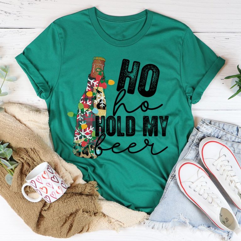 Ho Ho Hold My Beer Tee Shirt