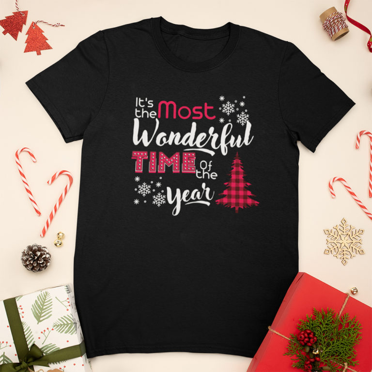 It’s the most wonderful time of the year leopard christmas Shirt Xmas Gift