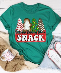 Out Here Looking Like A Snack Christmas Tee Shirt