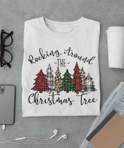 Rocking Around The Christmas Tree Buffalo Plaid Christmas Shirt