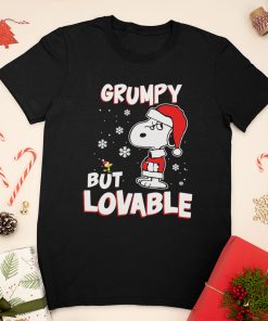 Snoopy And Woodstock Grumpy But Lovable Christmas Shirt (T-shirt, Hoodie Sweatshirt)