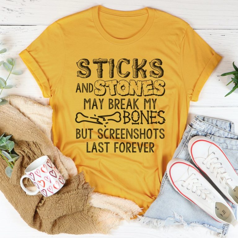 Sticks And Stones Tee Shirt