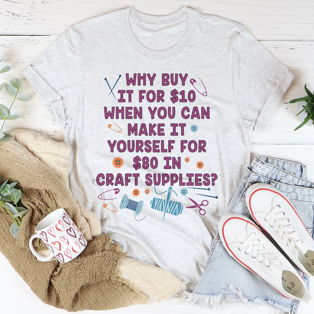 Crafty Girl Tee Shirt - RobinPlaceFabrics