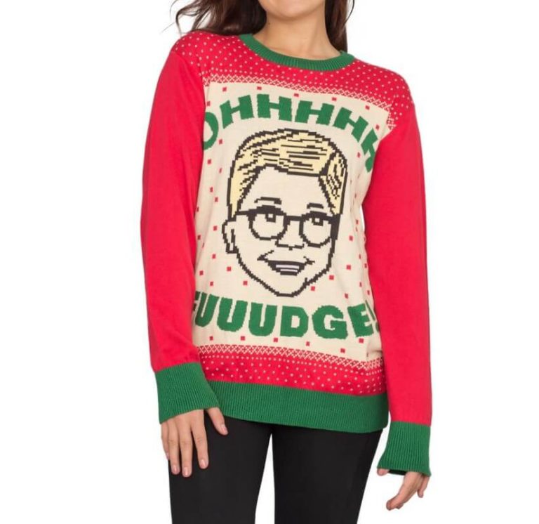A Christmas Story Ohhhh Fuuudge! Ralphie Ugly Christmas Sweater