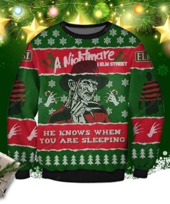 A Nightmare On Elm Street Knitting Pattern 3d Print Ugly Sweater