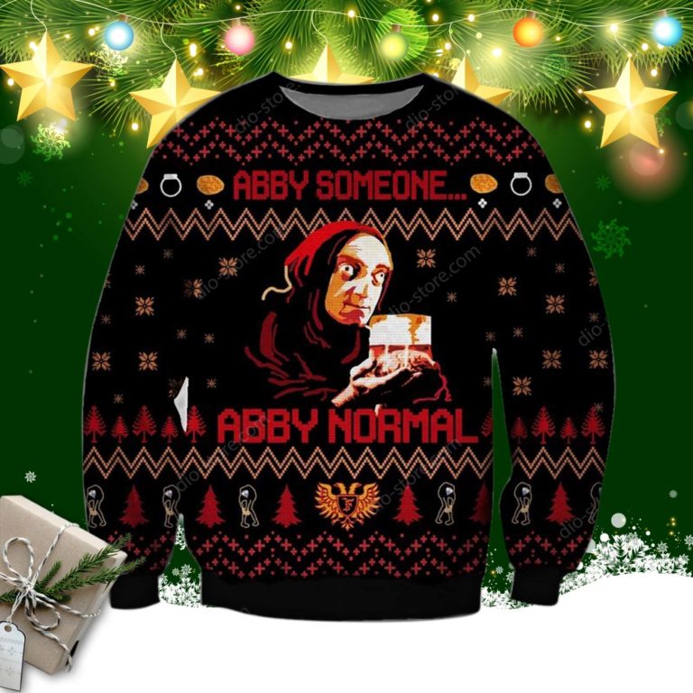Abby Normal Knitting Pattern 3d Print Ugly Sweatshirt